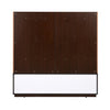 Nilkamal Leron Wall Unit (Walnut) - Back View