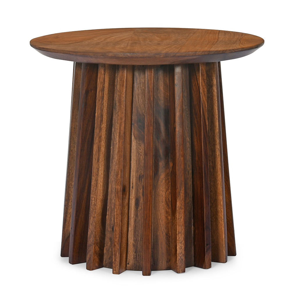 Nilkamal Fancie Wooden Side Table (Dark Brown)