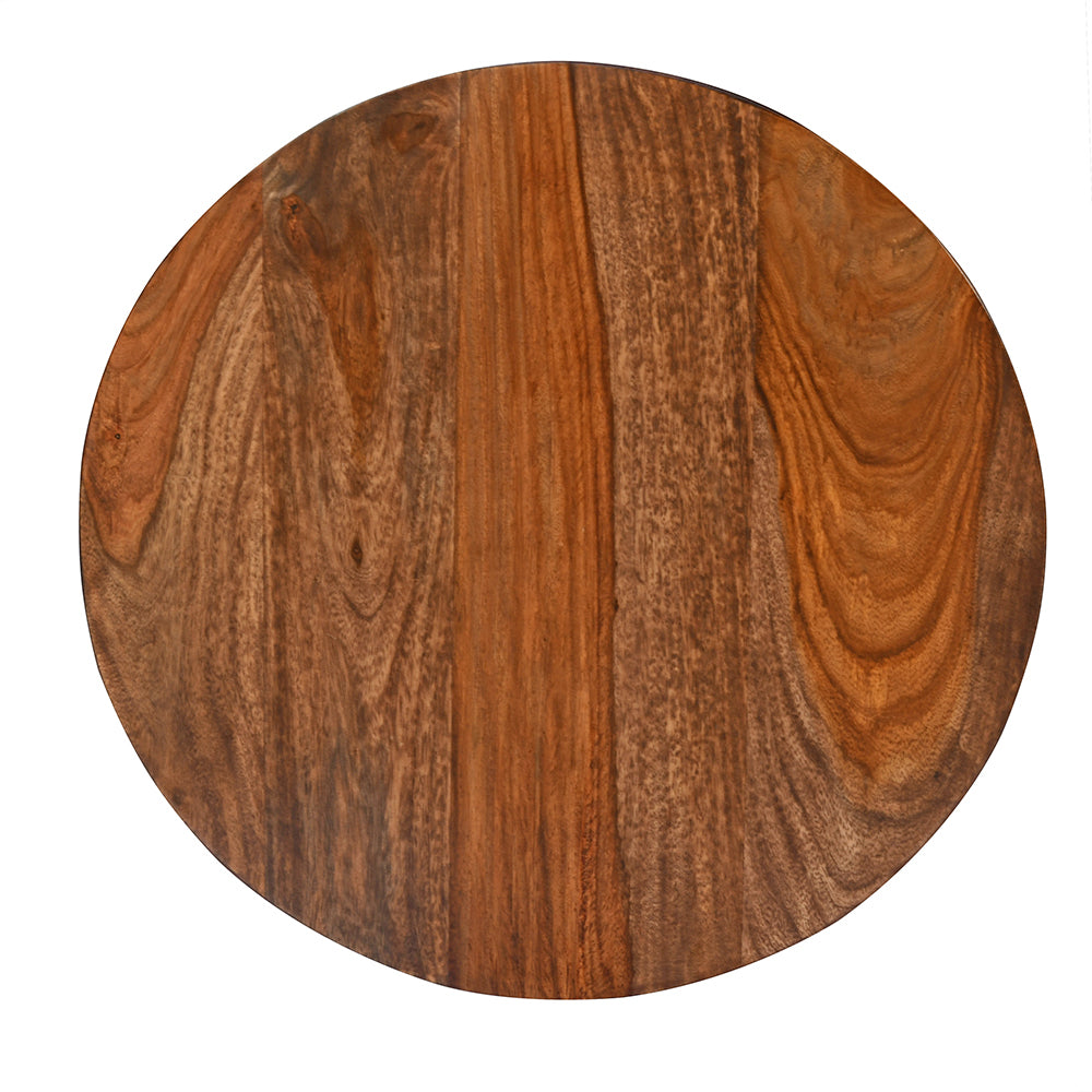 Nilkamal Fancie Wooden Side Table (Dark Brown)