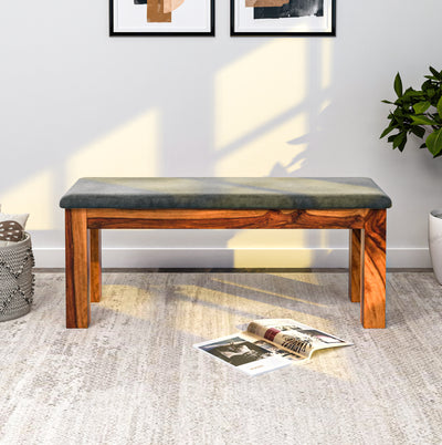 Nilkamal Hulk Multi Use Medium Sitting Bench for Living Room | Dining Room (Honey)