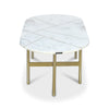 Nilkamal Nowles Marble Coffee Table (White)