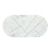 Nilkamal Nowles Marble Coffee Table (White)