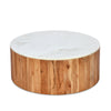 Nilkamal Oaken Marble Coffee Table (White)