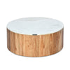 Nilkamal Oaken Marble Coffee Table (White)
