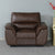 Nilkamal Opulent 1 Seater PVC Sofa (Dark Brown)