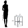 Nilkamal Otrac Marble Side Table (White)