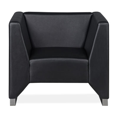 Nilkamal Reed 1 Seater Sofa (Black)