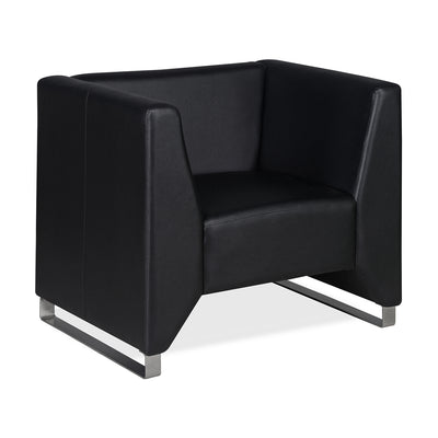 Nilkamal Reed 1 Seater Sofa (Black)