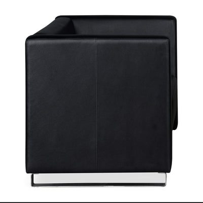 Nilkamal Reed 1 Seater Sofa (Black)