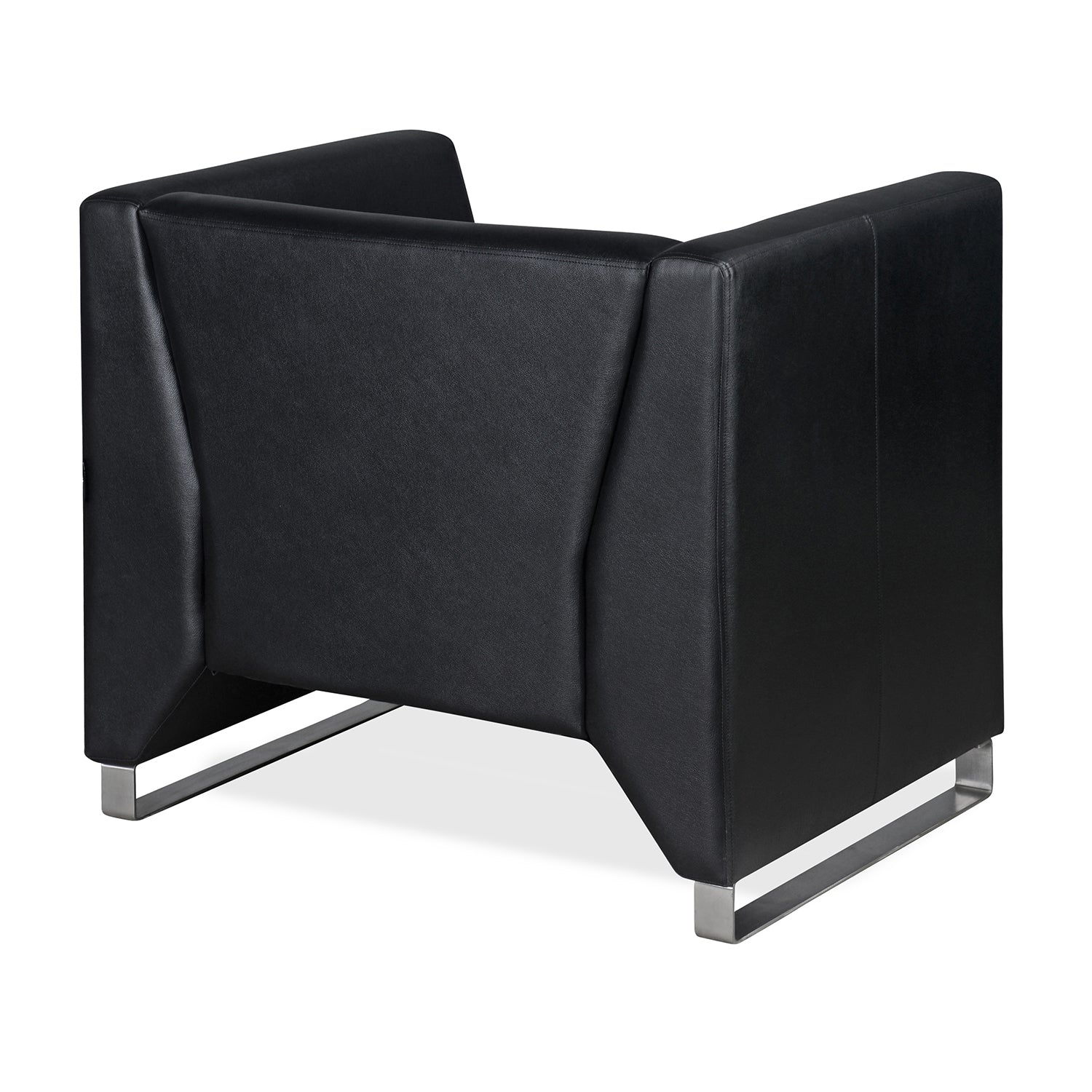 Nilkamal Reed 1 Seater Sofa (Black)