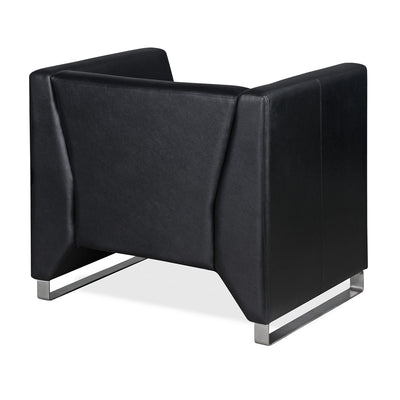 Nilkamal Reed 1 Seater Sofa (Black)