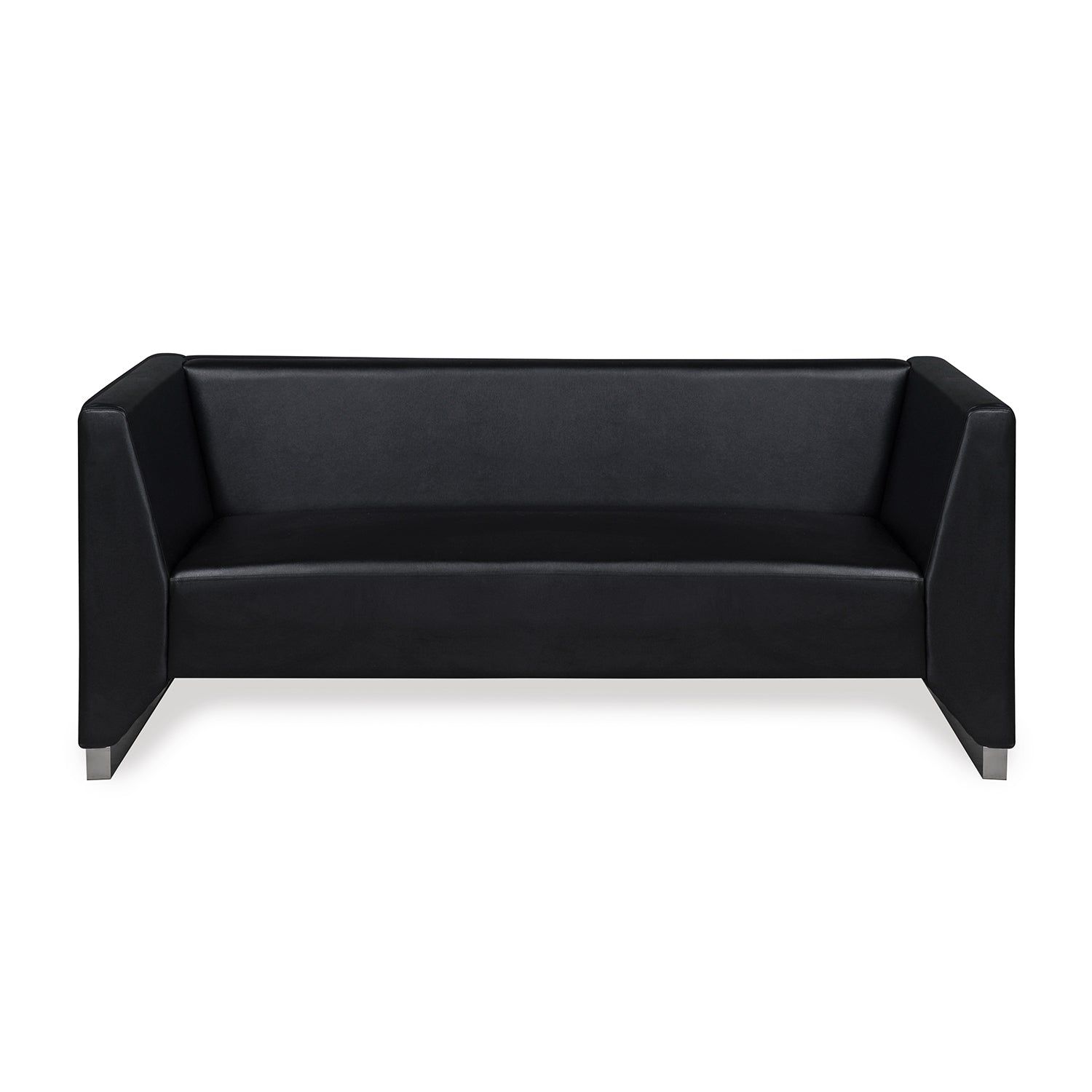 Nilkamal Reed 3 Seater Sofa (Black)