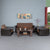Nilkamal Rossini 3+1+1 Sofa Set (Dark Brown)