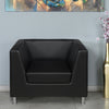 Nilkamal Russo 1 Seater Sofa (Cola Black)