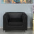 Nilkamal Russo 1 Seater Sofa (Cola Black)