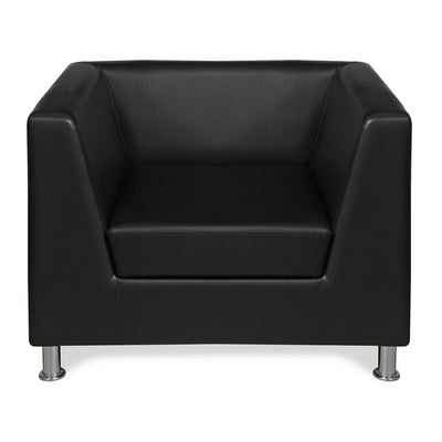 Nilkamal Russo 1 Seater Sofa (Cola Black)