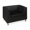 Nilkamal Russo 1 Seater Sofa (Cola Black)