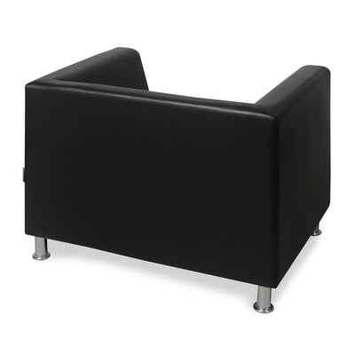 Nilkamal Russo 1 Seater Sofa (Cola Black)