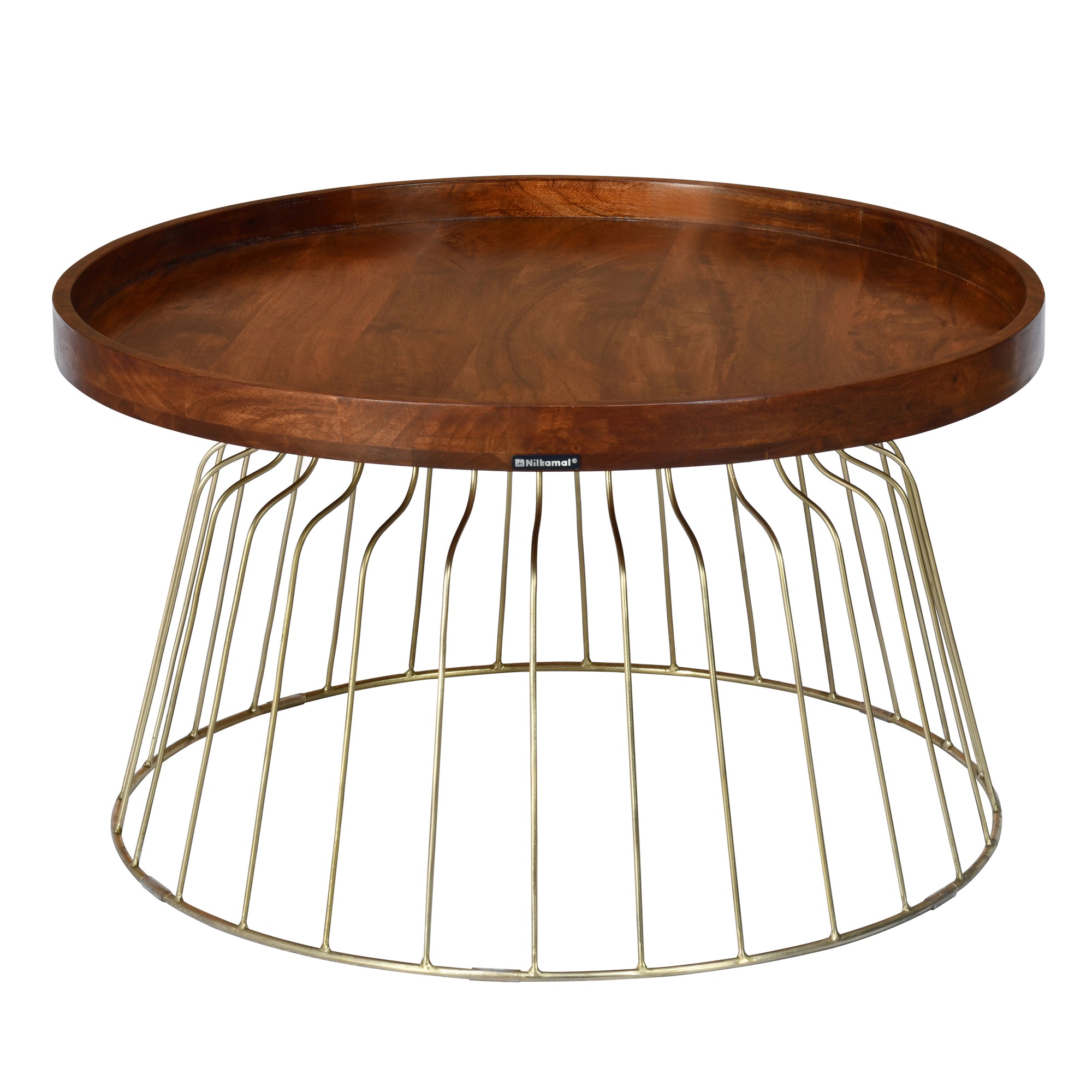 Nilkamal Tamas Coffee Table (Honey Brass)
