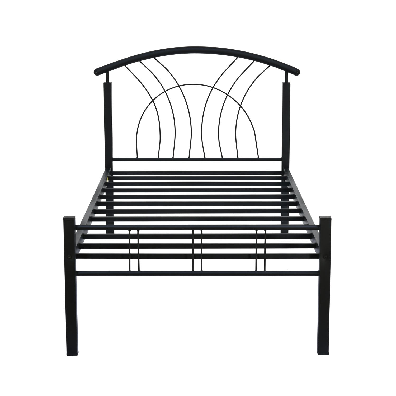 Nilkamal Lucas Neo Metal Single Bed (Black)