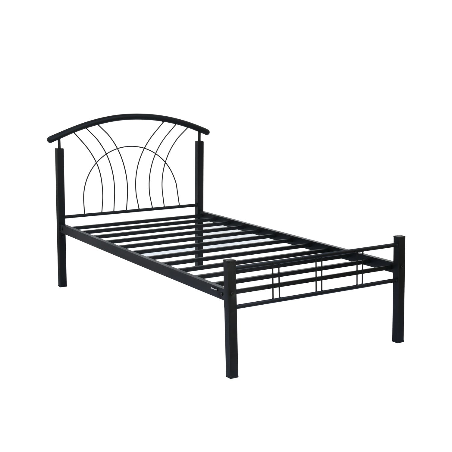 Nilkamal Lucas Neo Metal Single Bed (Black)