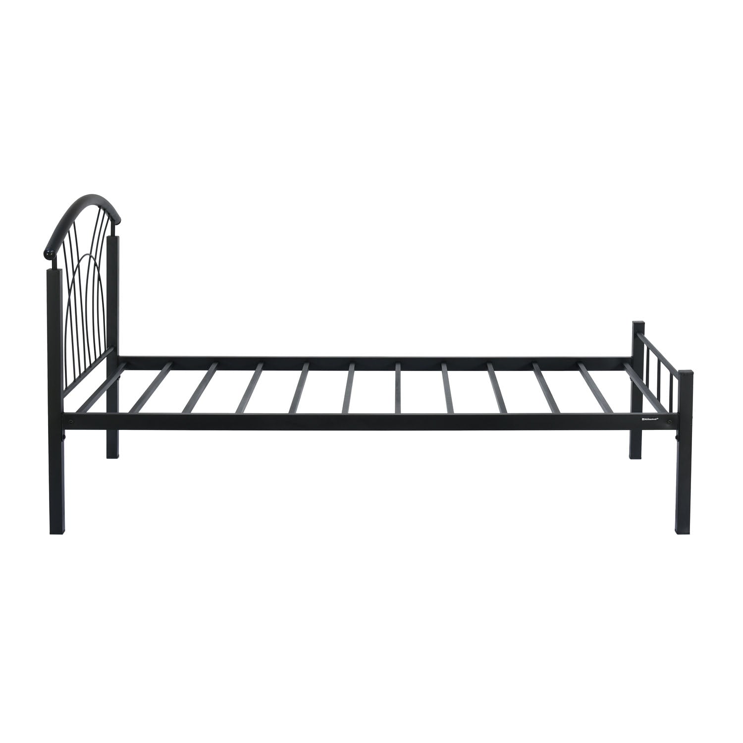 Nilkamal Lucas Neo Metal Single Bed (Black)