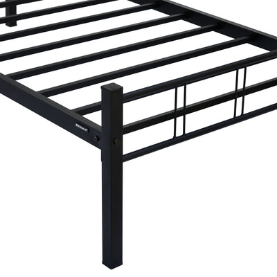 Nilkamal Lucas Neo Metal Single Bed (Black)