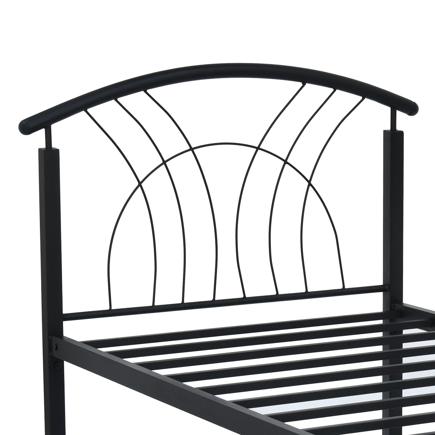 Nilkamal Lucas Neo Metal Single Bed (Black)
