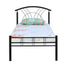 Nilkamal Lucas Neo Metal Single Bed (Black)