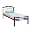 Nilkamal Lucas Neo Metal Single Bed (Black)