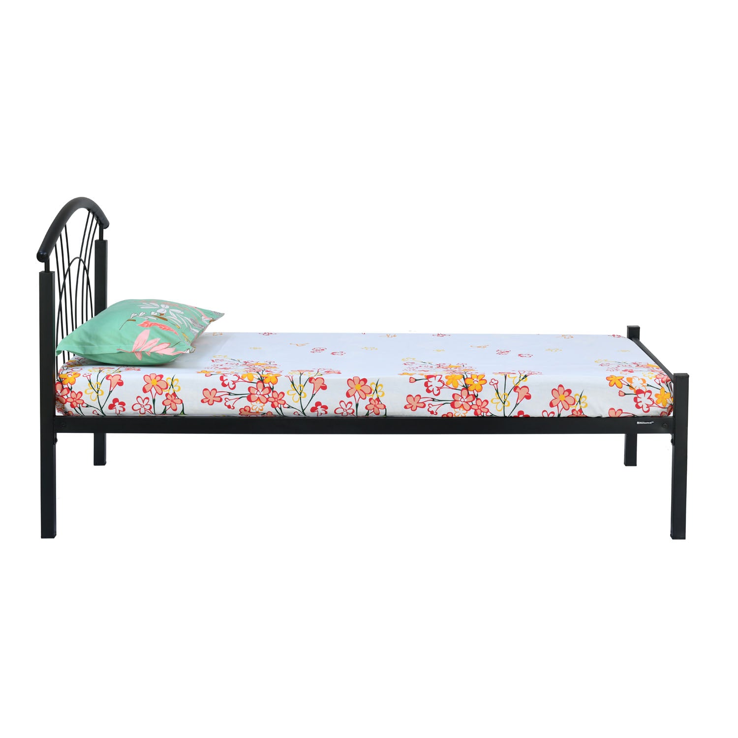 Nilkamal Lucas Neo Metal Single Bed (Black)
