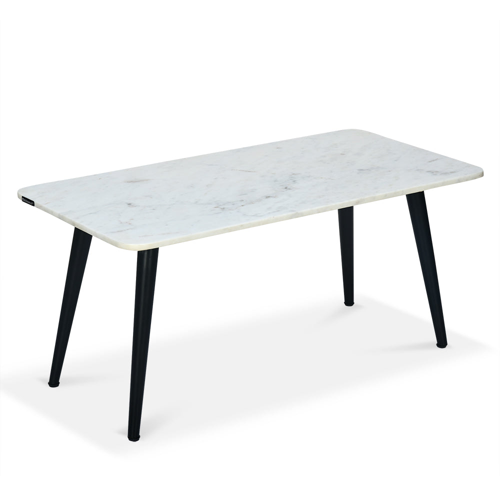 Nilkamal Valora Marble Coffee Table (White)