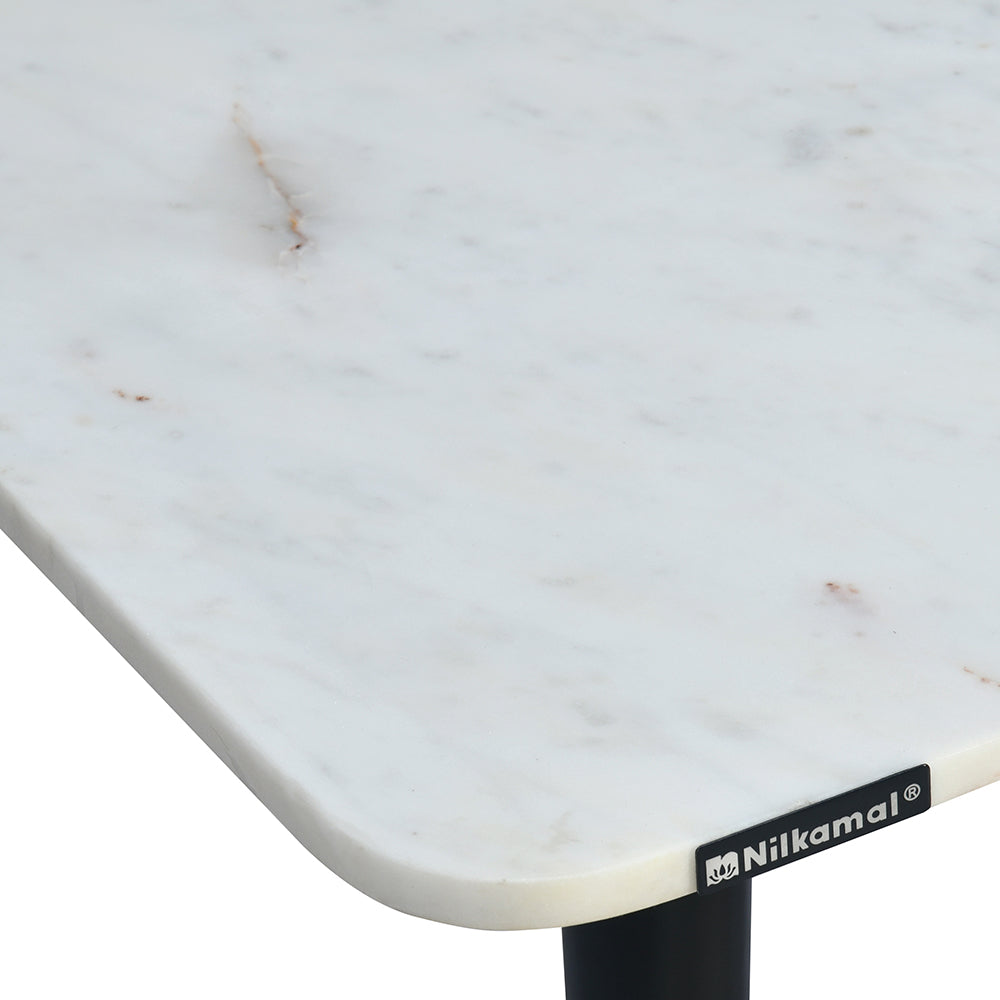 Nilkamal Valora Marble Coffee Table (White)