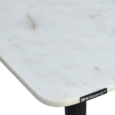 Nilkamal Valora Marble Coffee Table (White)