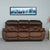 Nilkamal Veraton 3 Seater Recliner Fabric Sofa (Dark Brown)