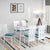 Nilkamal Lawson 6 Seater Dining Set (White)
