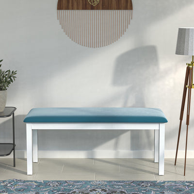 Nilkamal Lawson Multi Use Long Sitting Bench for Living Room | Dining Room (White)