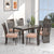 Nilkamal Lerro 6 Seater Dining Set (Dark Walnut)