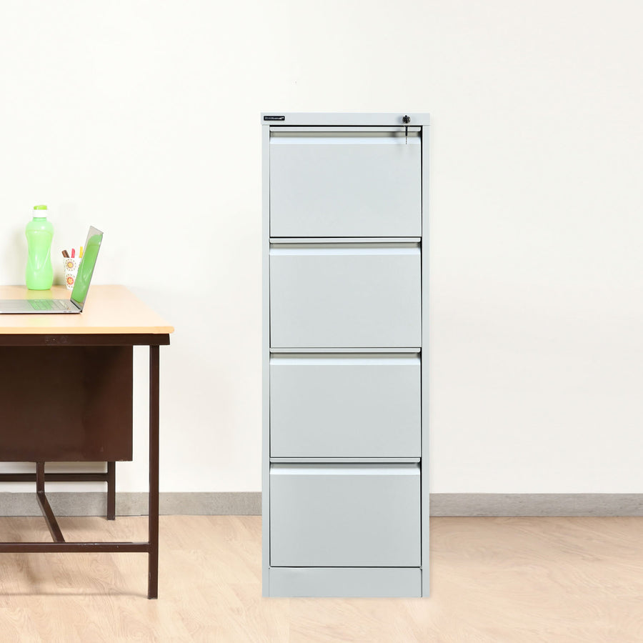 Nilkamal Magna 4 Door Filing Cabinet (Grey)