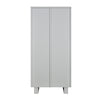 Nilkamal Magna Glass Door Office Almirah (Grey)