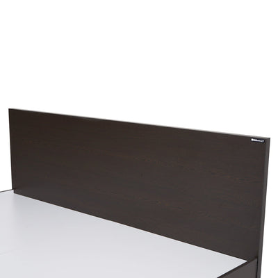 Nilkamal Arthur King Bed (Walnut)