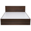 Nilkamal Arthur King Bed (Walnut) - Front View