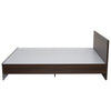 Nilkamal Arthur King Bed (Walnut) - Side View