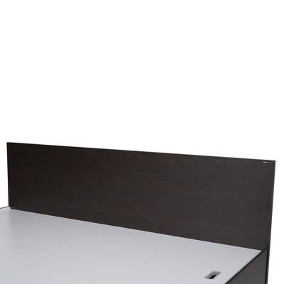 Nilkamal Arthur King Bed with Storage (Walnut)