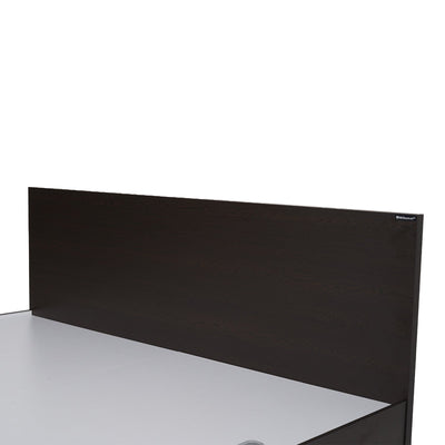 Nilkamal Arthur Queen Bed with Storage (Walnut)