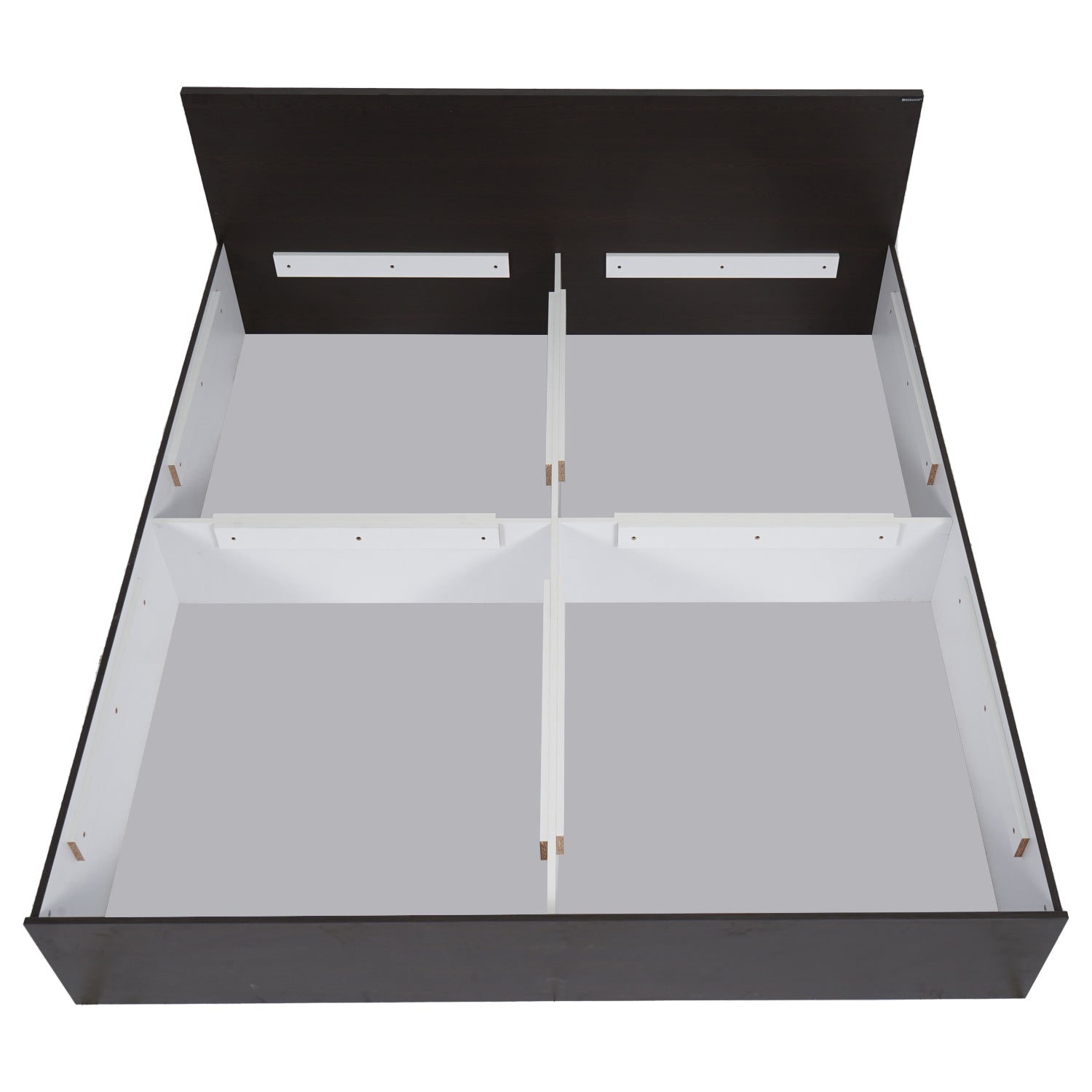 Nilkamal Arthur Queen Bed with Storage (Walnut)