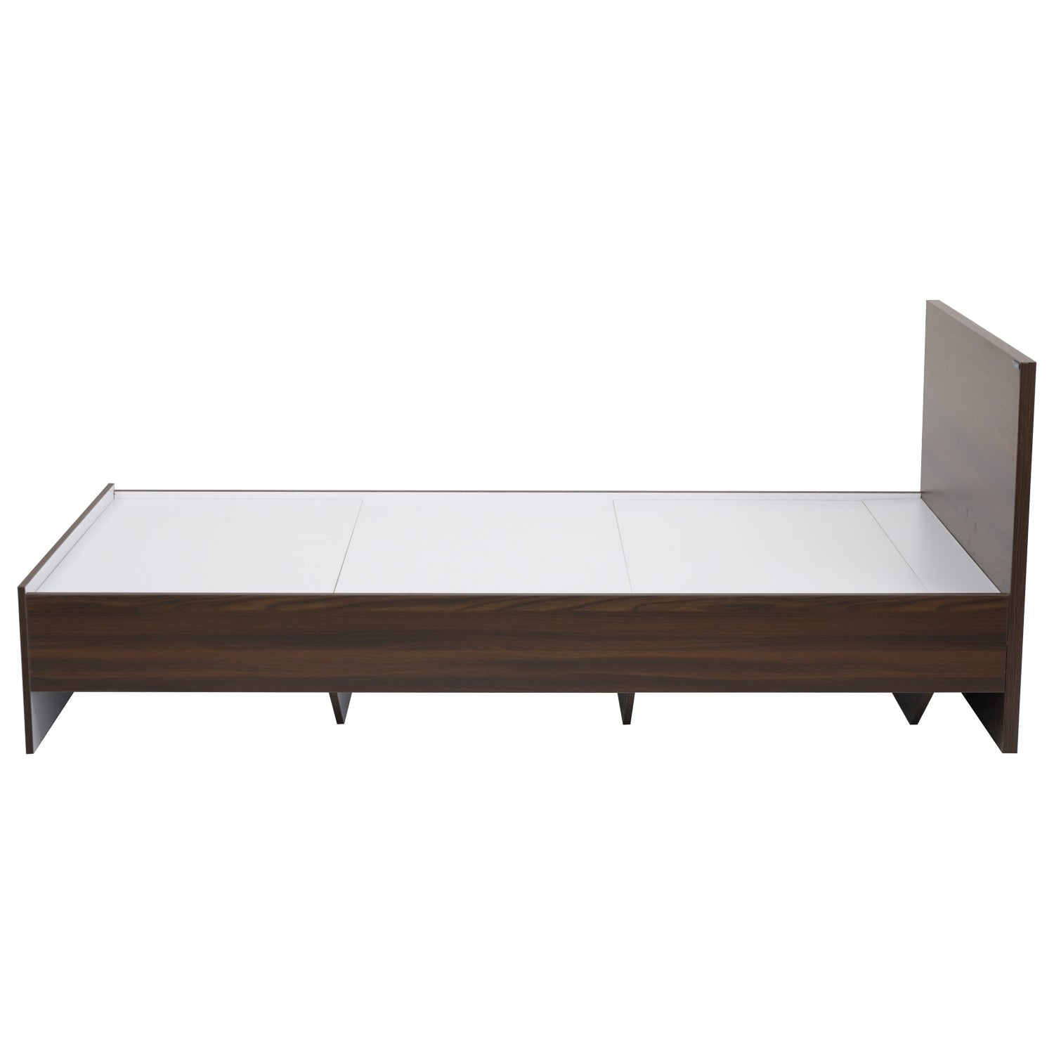 Nilkamal Arthur Single Bed (Walnut)