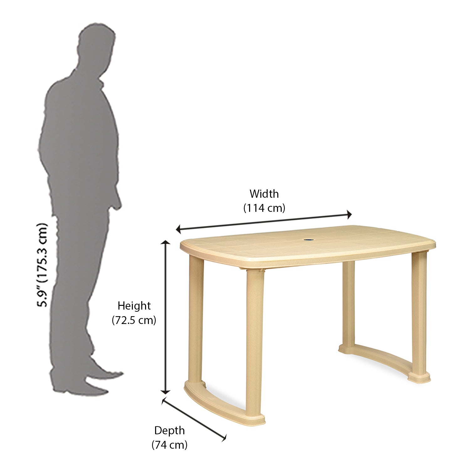 Nilkamal Marvel Dining Table