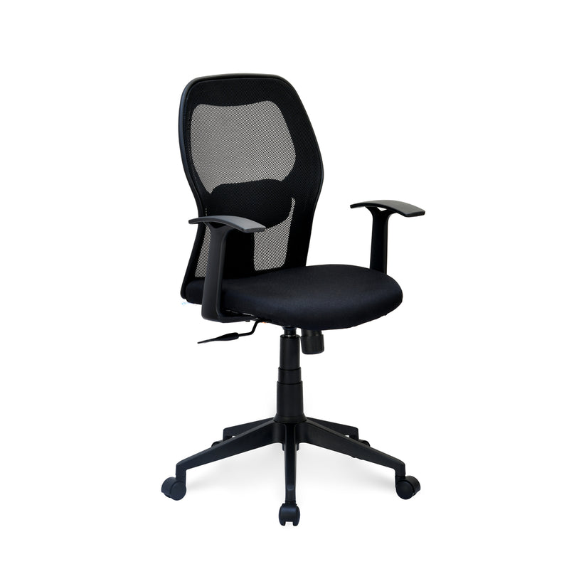 Matrix ergonomic heavy duty online medium back armchair black