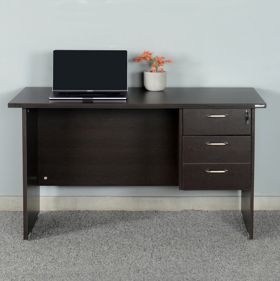 Nilkamal Maximus 5ft Engineered Wood Office Table (New Wenge)